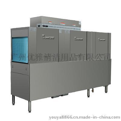 大型商用洗碗机，UC-4000双缸双喷通道机，商用洗碗机